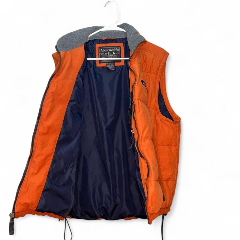 Abercrombie & Fitch Men's Vibrant Orange Vest